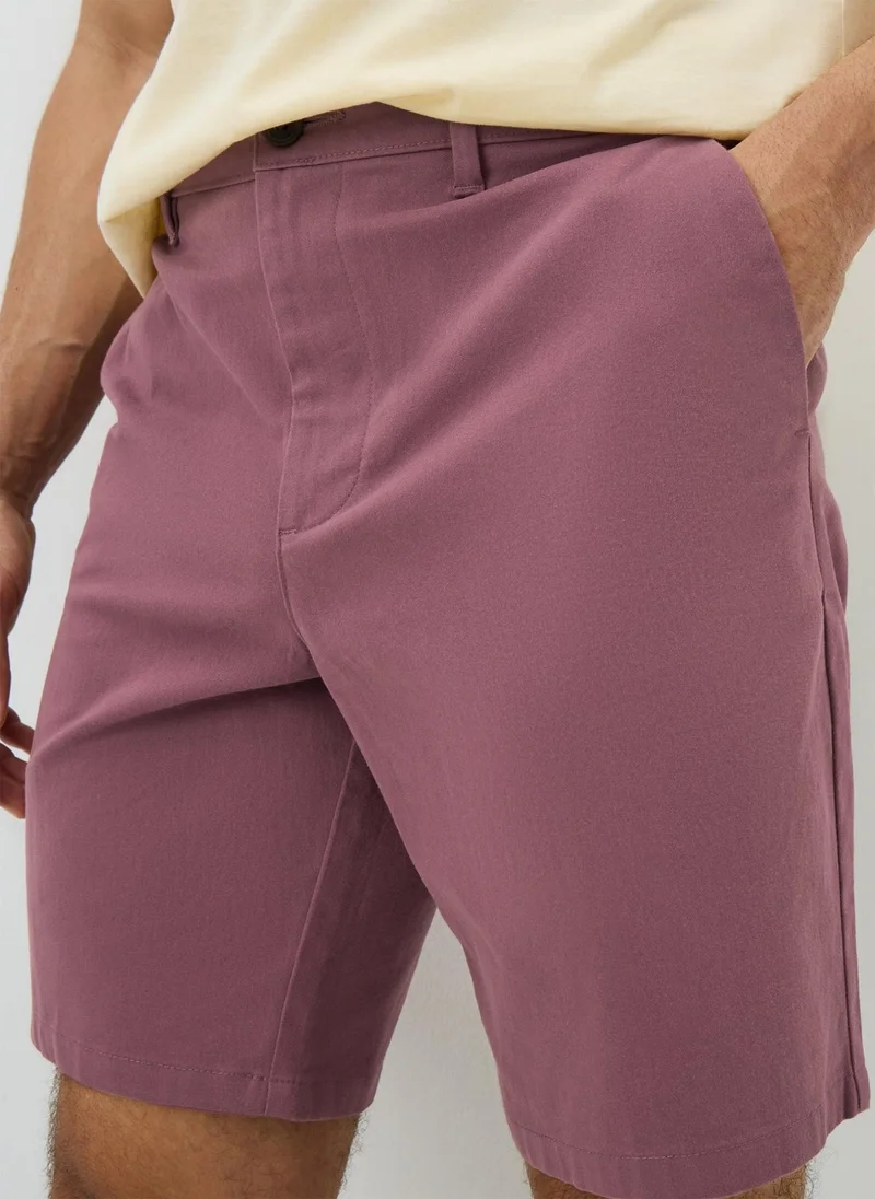 ماتلان Wine Chino Shorts